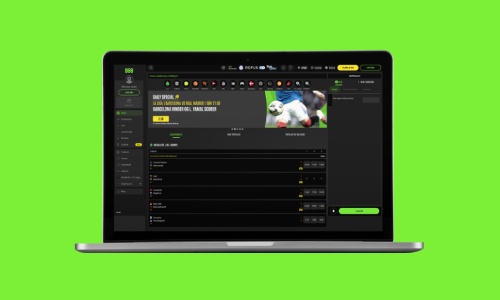 888 Sport har holdt sin hjemmeside i særdeles mørke nuancer