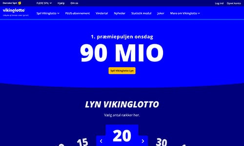 Spil Viking Lotto på danskespil.dk